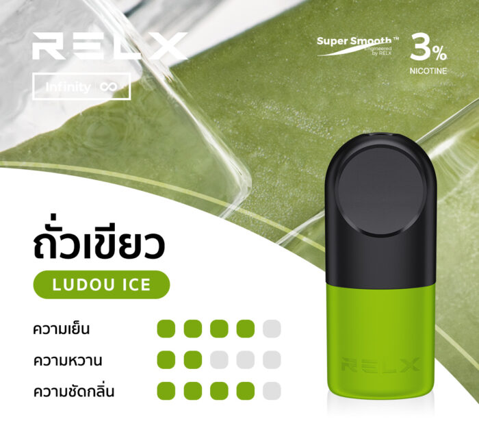 คนที่มีเครื่อง relx infinity อยู่แล้ว แนะนำหัวพอต relx กลิ่นถั่วเขียว สำหรับสายเขียว น่าแปลกที่ติด 1 ในกลิ่นที่ผู้ใช้ชอบมากที่สุด เลยขอแนะนำให้มีติดตัวไว้